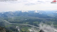 Archiv Foto Webcam Hoher Kasten - Blick ins Rheintal 09:00