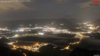 Archived image Webcam Hoher Kasten - View to the Rheintal 23:00