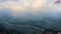 Archiv Foto Webcam Hoher Kasten - Blick ins Rheintal 19:00