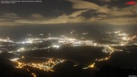 Archiv Foto Webcam Hoher Kasten - Blick ins Rheintal 01:00