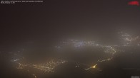 Archiv Foto Webcam Hoher Kasten - Blick ins Rheintal 01:00