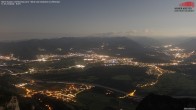 Archived image Webcam Hoher Kasten - View to the Rheintal 23:00