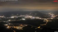 Archiv Foto Webcam Hoher Kasten - Blick ins Rheintal 23:00