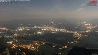Archiv Foto Webcam Hoher Kasten - Blick ins Rheintal 01:00