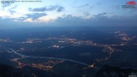 Archiv Foto Webcam Hoher Kasten - Blick ins Rheintal 03:00