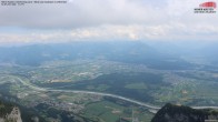 Archiv Foto Webcam Hoher Kasten - Blick ins Rheintal 13:00