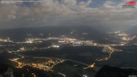 Archiv Foto Webcam Hoher Kasten - Blick ins Rheintal 01:00