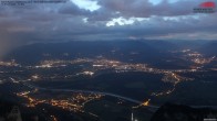 Archiv Foto Webcam Hoher Kasten - Blick ins Rheintal 03:00