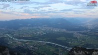 Archiv Foto Webcam Hoher Kasten - Blick ins Rheintal 19:00