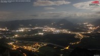 Archiv Foto Webcam Hoher Kasten - Blick ins Rheintal 01:00