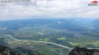 Archiv Foto Webcam Hoher Kasten - Blick ins Rheintal 13:00