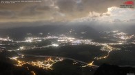Archived image Webcam Hoher Kasten - View to the Rheintal 23:00