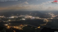 Archived image Webcam Hoher Kasten - View to the Rheintal 01:00