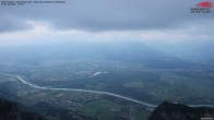 Archived image Webcam Hoher Kasten - View to the Rheintal 19:00