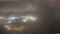 Archiv Foto Webcam Hoher Kasten - Blick ins Rheintal 01:00