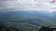 Archived image Webcam Hoher Kasten - View to the Rheintal 17:00
