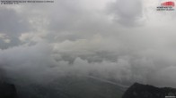 Archiv Foto Webcam Hoher Kasten - Blick ins Rheintal 19:00