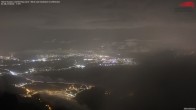 Archiv Foto Webcam Hoher Kasten - Blick ins Rheintal 23:00