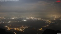Archiv Foto Webcam Hoher Kasten - Blick ins Rheintal 01:00