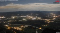 Archived image Webcam Hoher Kasten - View to the Rheintal 23:00