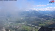 Archiv Foto Webcam Hoher Kasten - Blick ins Rheintal 13:00