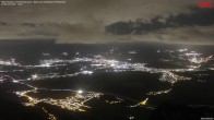 Archived image Webcam Hoher Kasten - View to the Rheintal 21:00