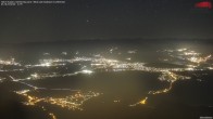 Archiv Foto Webcam Hoher Kasten - Blick ins Rheintal 01:00