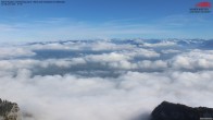 Archiv Foto Webcam Hoher Kasten - Blick ins Rheintal 13:00