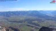 Archived image Webcam Hoher Kasten - View to the Rheintal 09:00