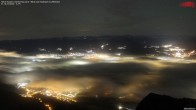 Archiv Foto Webcam Hoher Kasten - Blick ins Rheintal 03:00