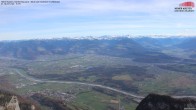 Archiv Foto Webcam Hoher Kasten - Blick ins Rheintal 11:00