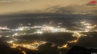 Archiv Foto Webcam Hoher Kasten - Blick ins Rheintal 01:00