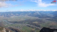 Archived image Webcam Hoher Kasten - View to the Rheintal 13:00