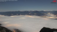 Archived image Webcam Hoher Kasten - View to the Rheintal 01:00