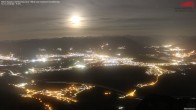 Archiv Foto Webcam Hoher Kasten - Blick ins Rheintal 20:00