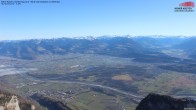Archiv Foto Webcam Hoher Kasten - Blick ins Rheintal 12:00