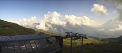 Archived image Webcam Panoramic view from the Männlichen 09:00