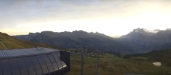 Archived image Webcam Panoramic view from the Männlichen 04:00
