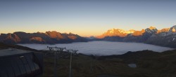Archived image Webcam Panoramic view from the Männlichen 17:00
