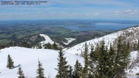 Archived image Webcam Kampenwand - View to the North 13:00