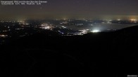 Archiv Foto Webcam Kampenwand - Blick nach Norden über den Chiemsee 01:00