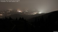 Archiv Foto Webcam Kampenwand - Blick nach Norden über den Chiemsee 23:00