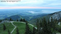 Archiv Foto Webcam Kampenwand - Blick nach Norden über den Chiemsee 19:00
