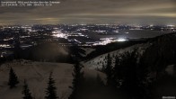 Archiv Foto Webcam Kampenwand - Blick nach Norden über den Chiemsee 19:00