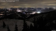 Archiv Foto Webcam Kampenwand - Blick nach Norden über den Chiemsee 23:00