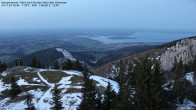 Archiv Foto Webcam Kampenwand - Blick nach Norden über den Chiemsee 15:00