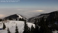 Archiv Foto Webcam Kampenwand - Blick nach Norden über den Chiemsee 23:00