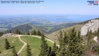 Archiv Foto Webcam Kampenwand - Blick nach Norden über den Chiemsee 13:00