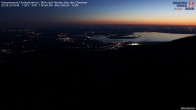Archiv Foto Webcam Kampenwand - Blick nach Norden über den Chiemsee 03:00