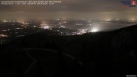 Archiv Foto Webcam Kampenwand - Blick nach Norden über den Chiemsee 23:00